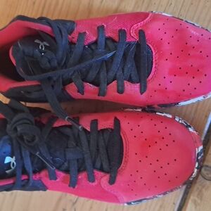 Under Armour Kids Red Sneakers
